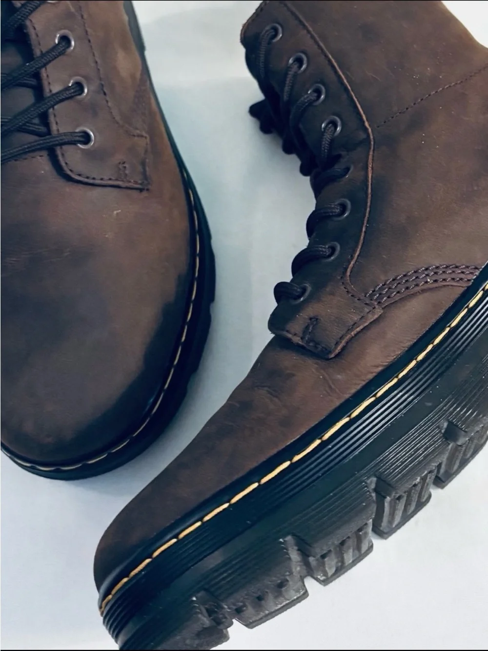 Dr. Martens Combs Crazy Horse Leather Boots